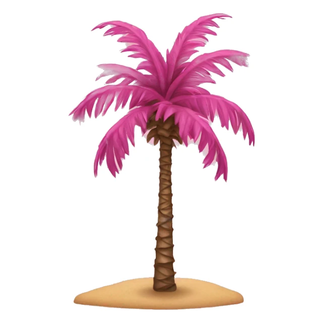  pink California palm tree  sticker