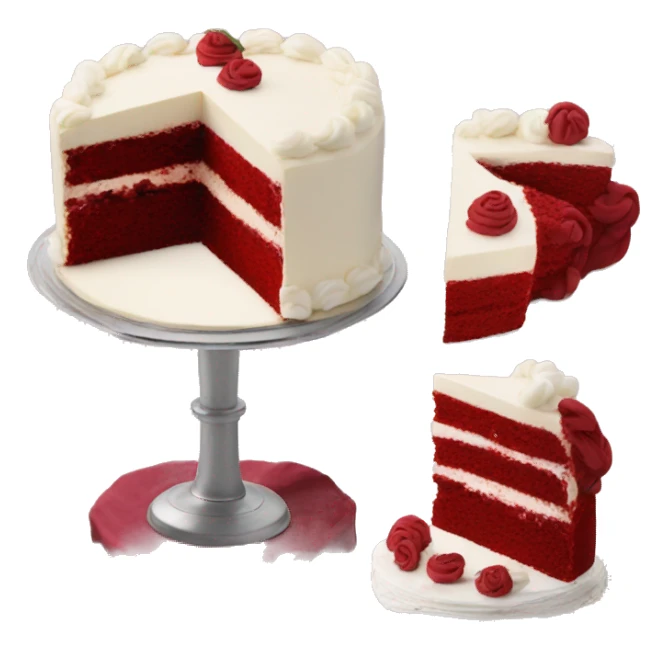 red velvet cake sticker