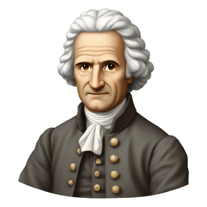 Jean-Jacques Rousseau, Genevan philosopher sticker