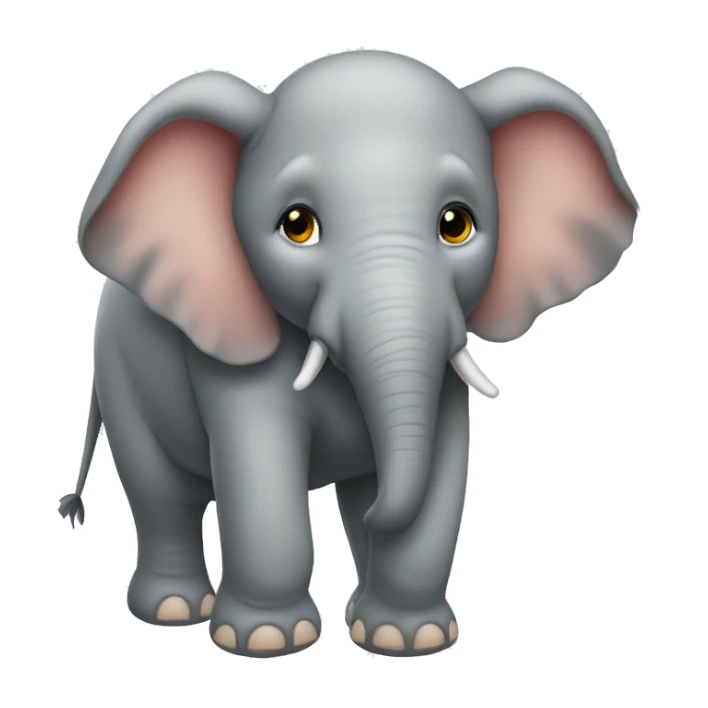 ein Elefant mit Kuhflecken sticker