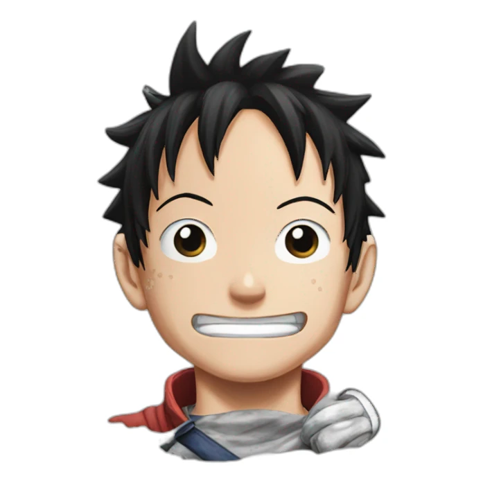 Luffy from one piece gear 5 sticker