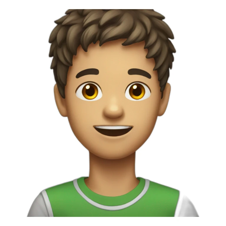 boy playing game sticker