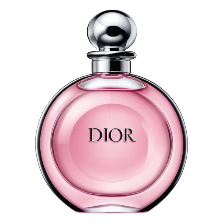 Pink Dior perfume sticker
