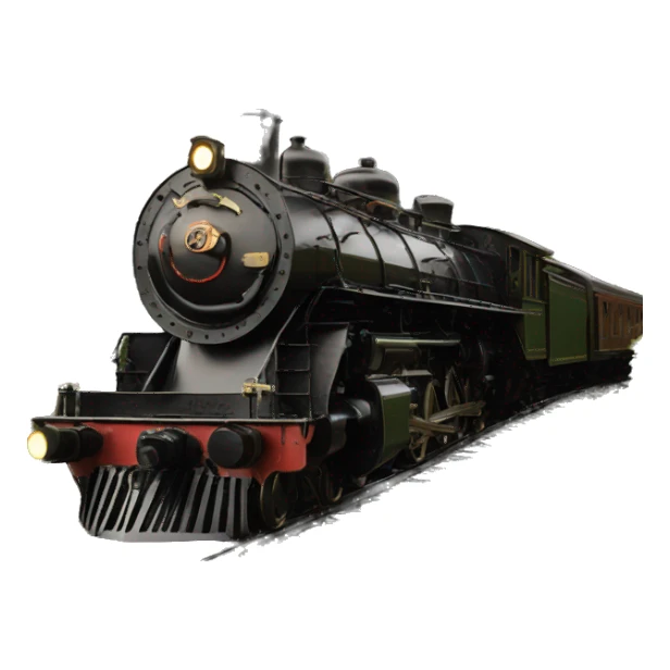 Steam train sticker