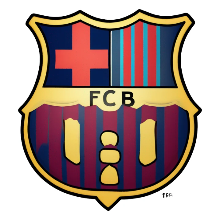 Escudo del barçelona sticker