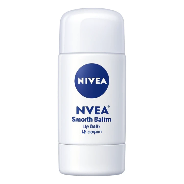 generate an ios genmoji of a NIVEA lip balm sticker