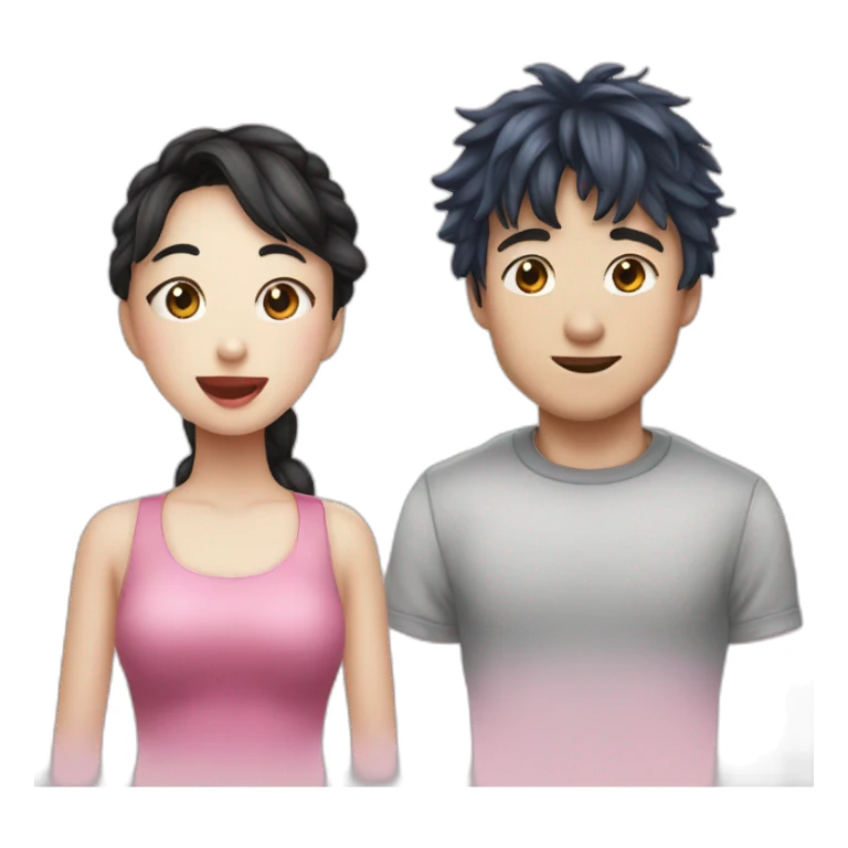 Sulli and Mike from monter inc sticker