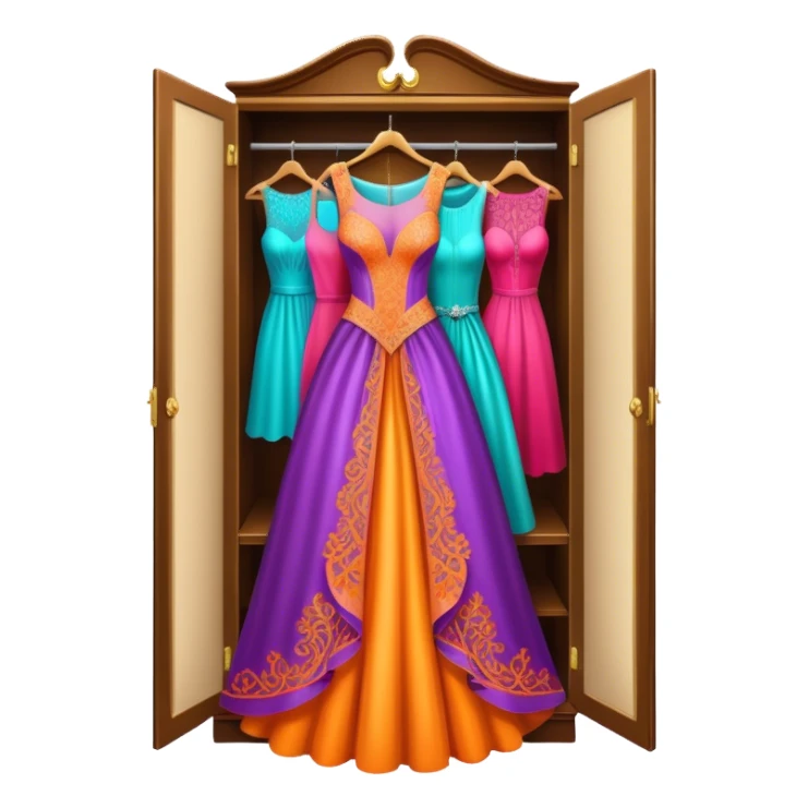 luxury dress wardrobe iconic sticker