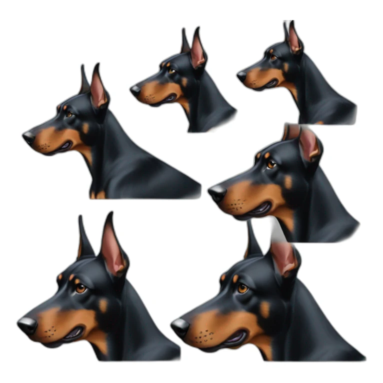 Dobermann training  sticker