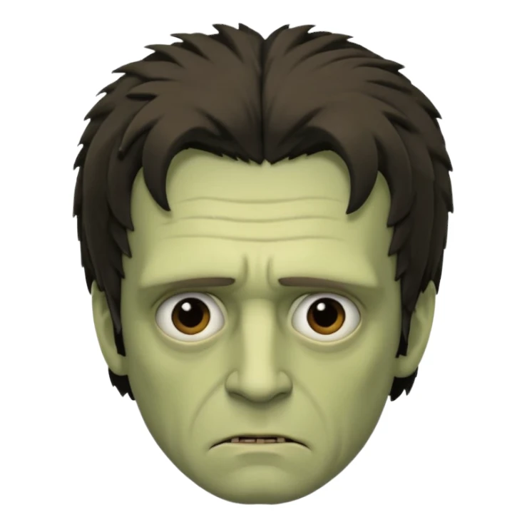 dr victor frankenstein mad look sticker