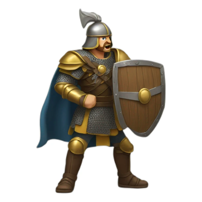 César fight Vercingétorix sticker