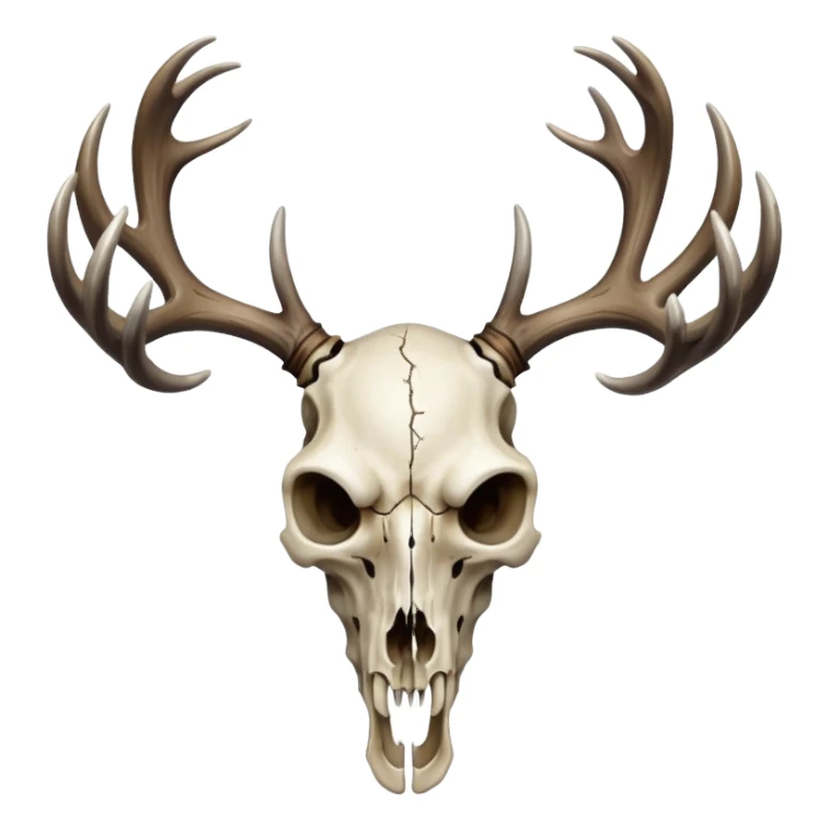Wendigo deer skull  sticker