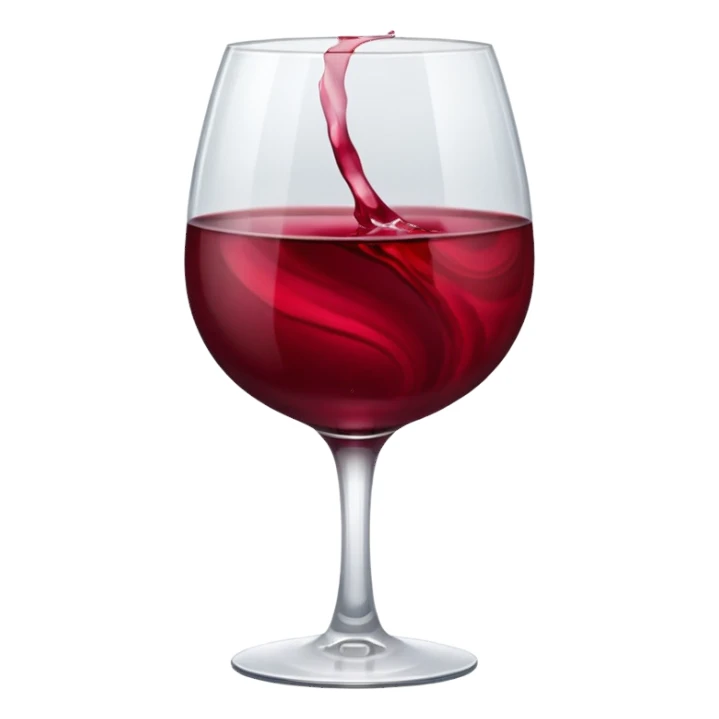 Red wine sticker