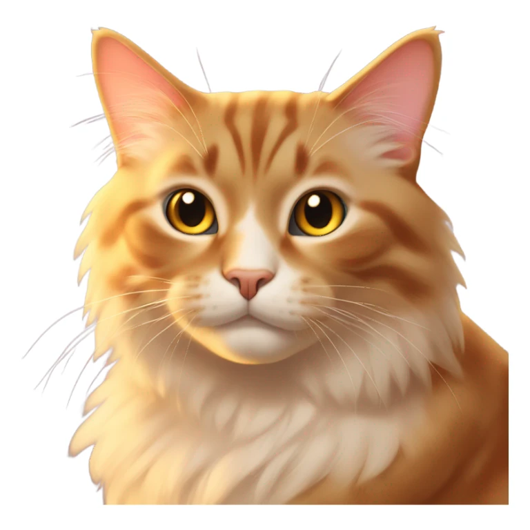 Cat with sunrise  sticker