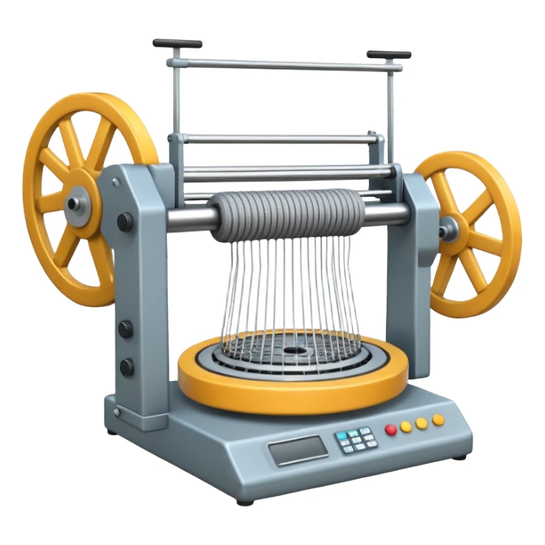 A circular knitting machine  sticker