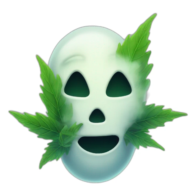 Ghost smoke weed sticker