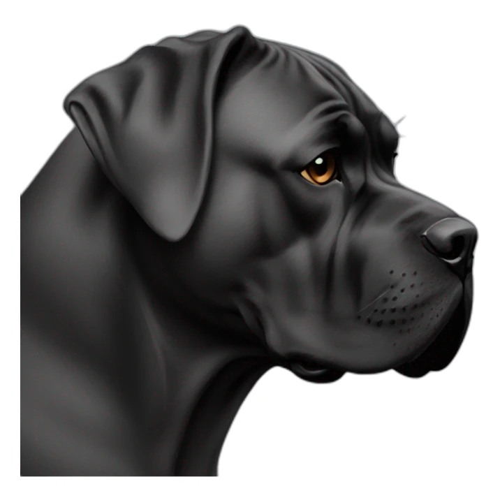 Cane Corso in profile sticker