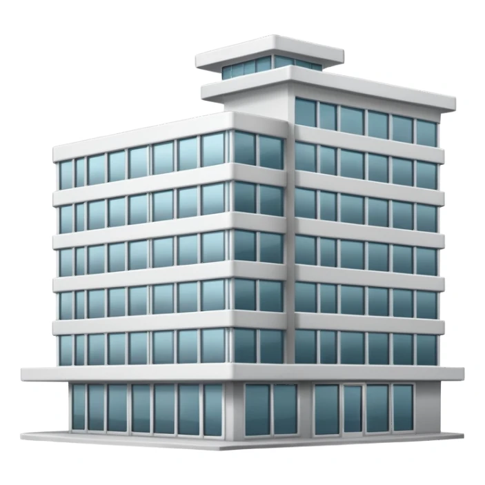 hospital buliding sticker