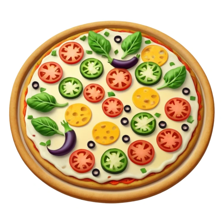 vegetable pizza sticker