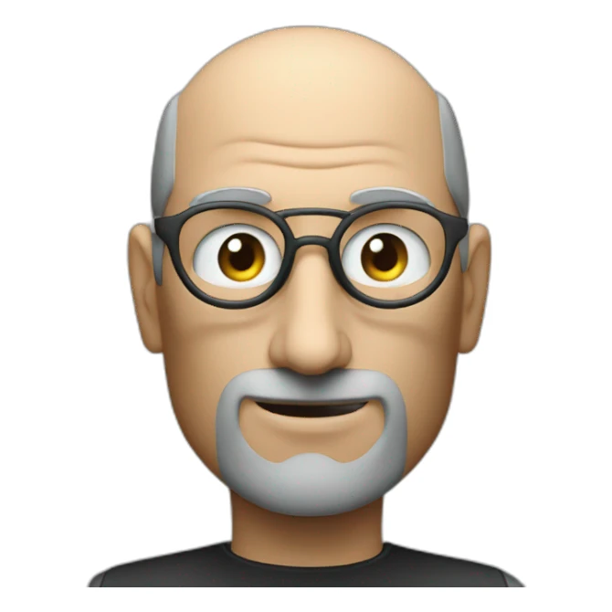 Steve jobs with usb c sticker