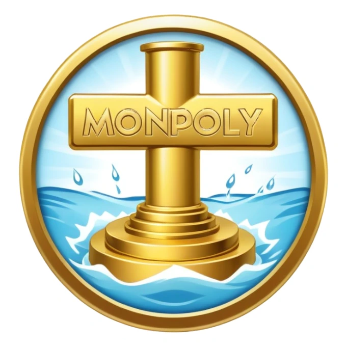 Monopoly hydro specialist badge  sticker