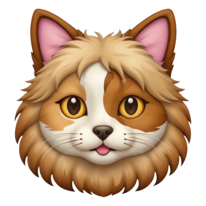 cat and dog one body sticker