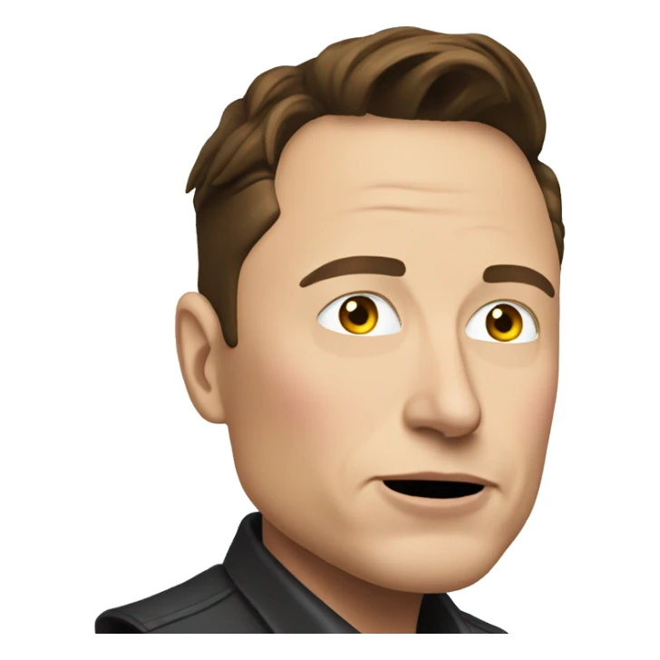ELON MUSK WORKING ON PC sticker