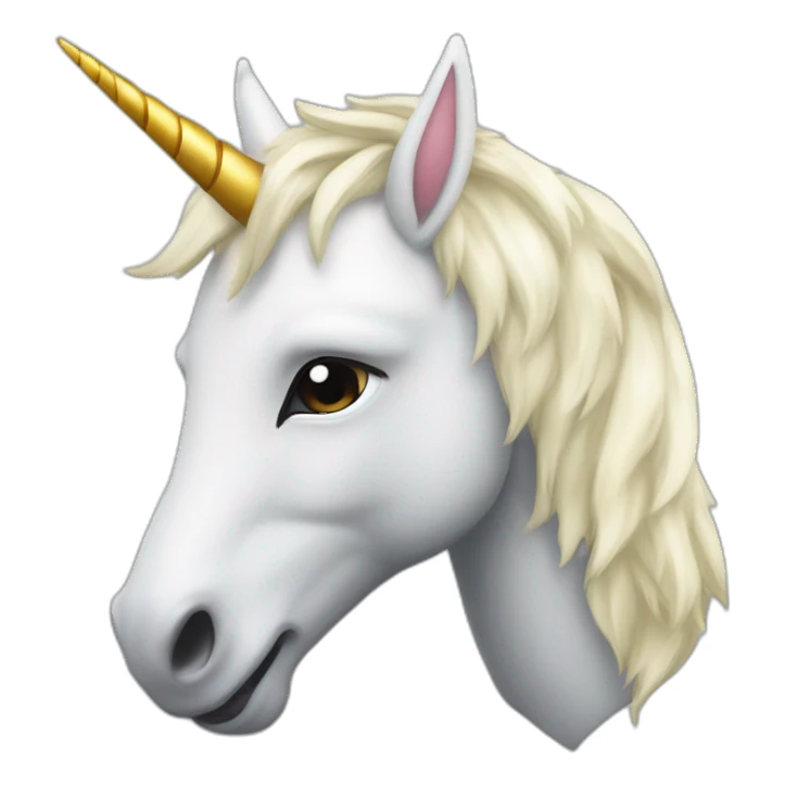 Einhorn mit Spiegelei auf dem kopf sticker