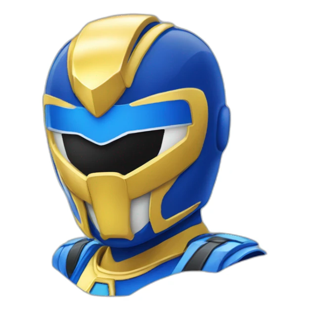 blue power ranger sticker sticker