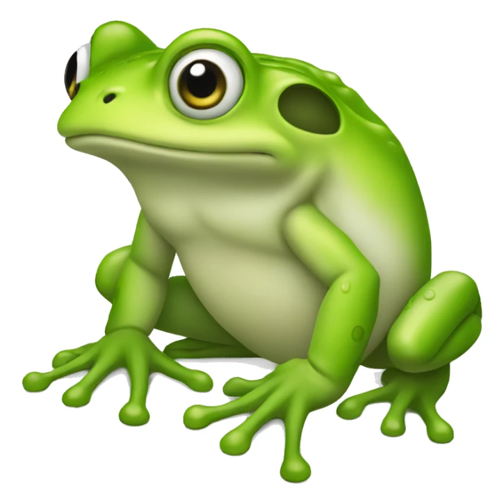 grenouille qui lit sticker
