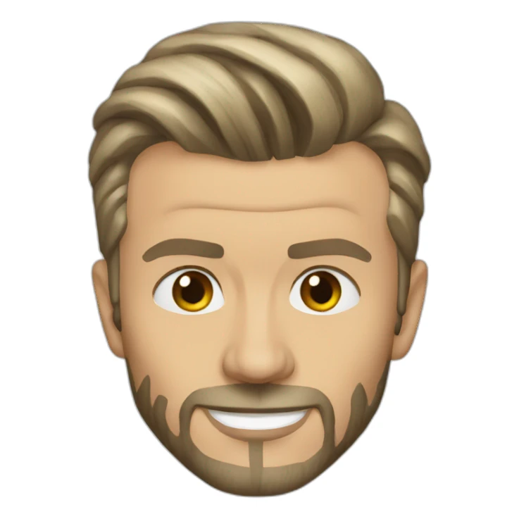 President david beckham sticker