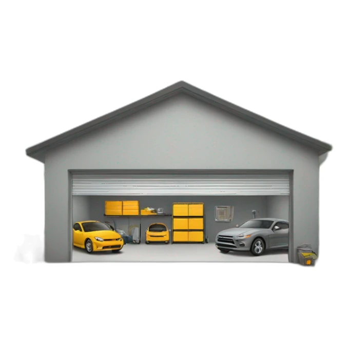 garage in the future sticker