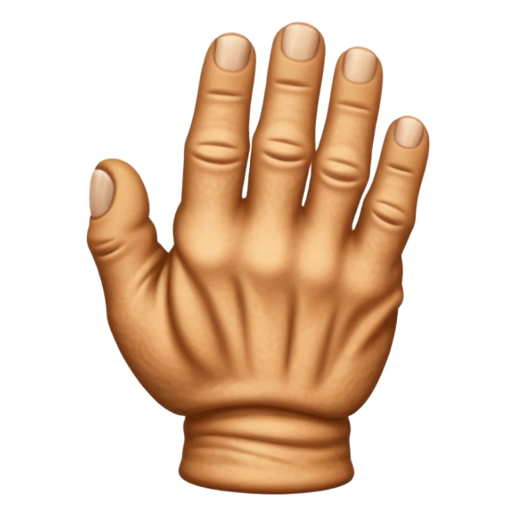 back of knuckle sticker