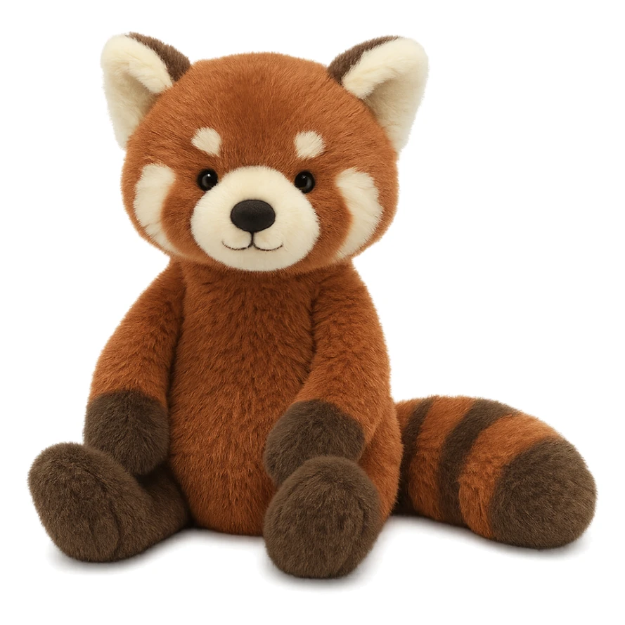 jellycat stuffed plush red panda sticker