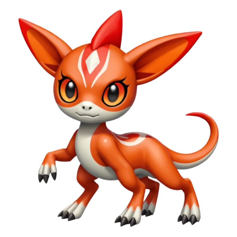 Meloetta-Guilmon-Pokémon-Fakémon-creature sticker