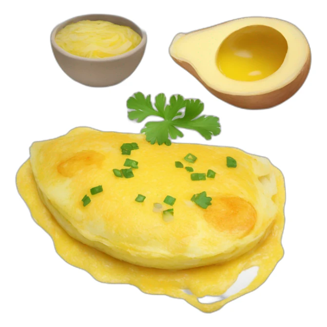 spanish omelet with onions sticker