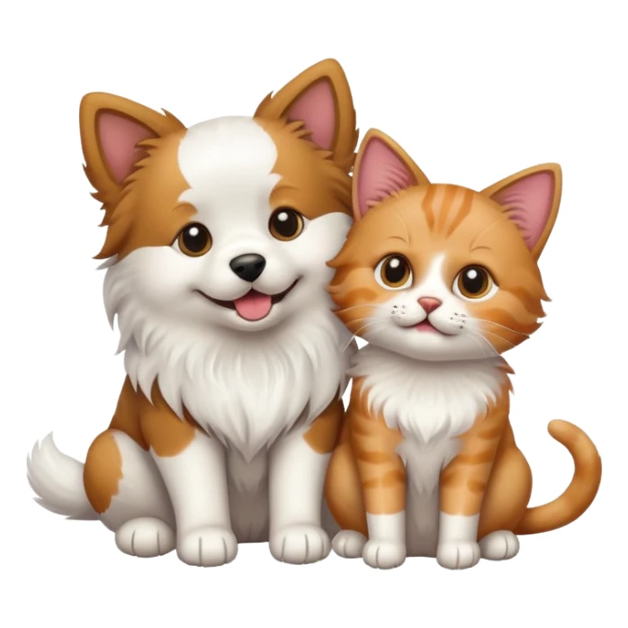 Dog cat sticker