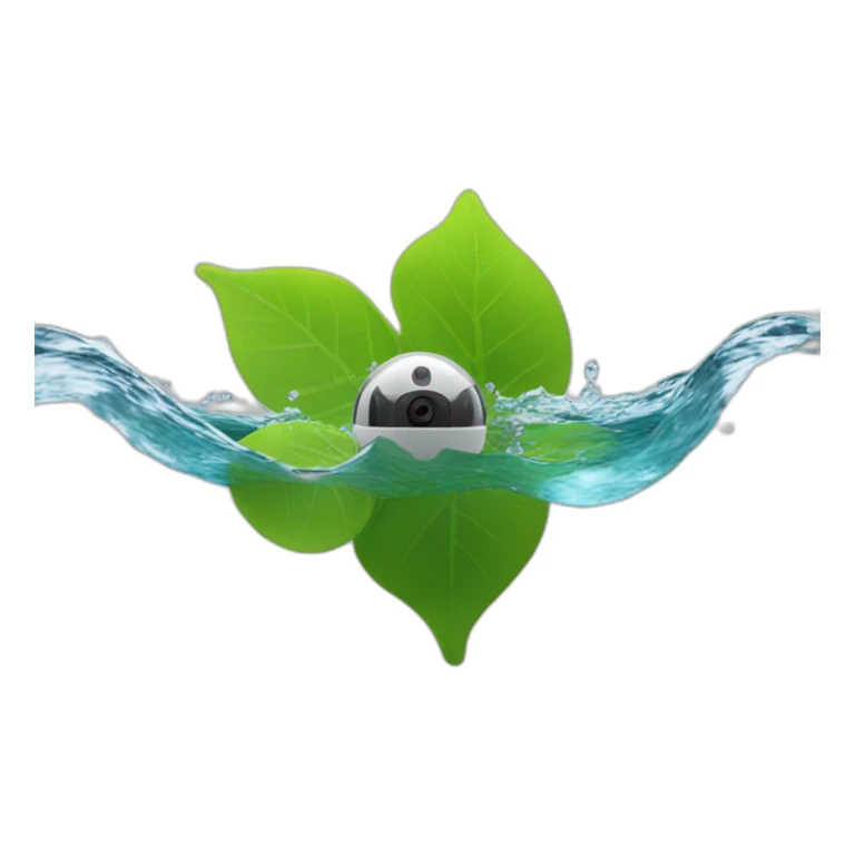 security-ptz-camera-records-leaf-floating-on-water sticker