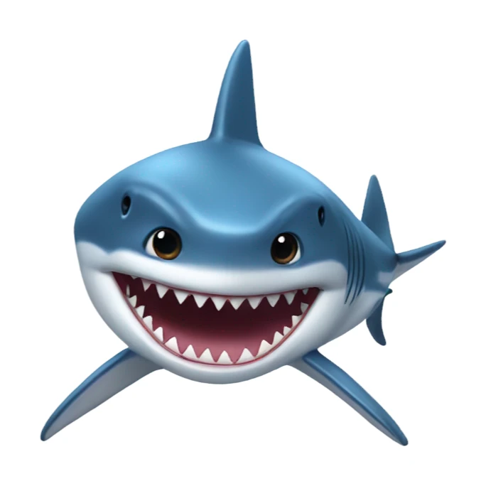 Blue shark  sticker