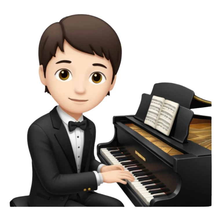 Luthier young pianist  sticker