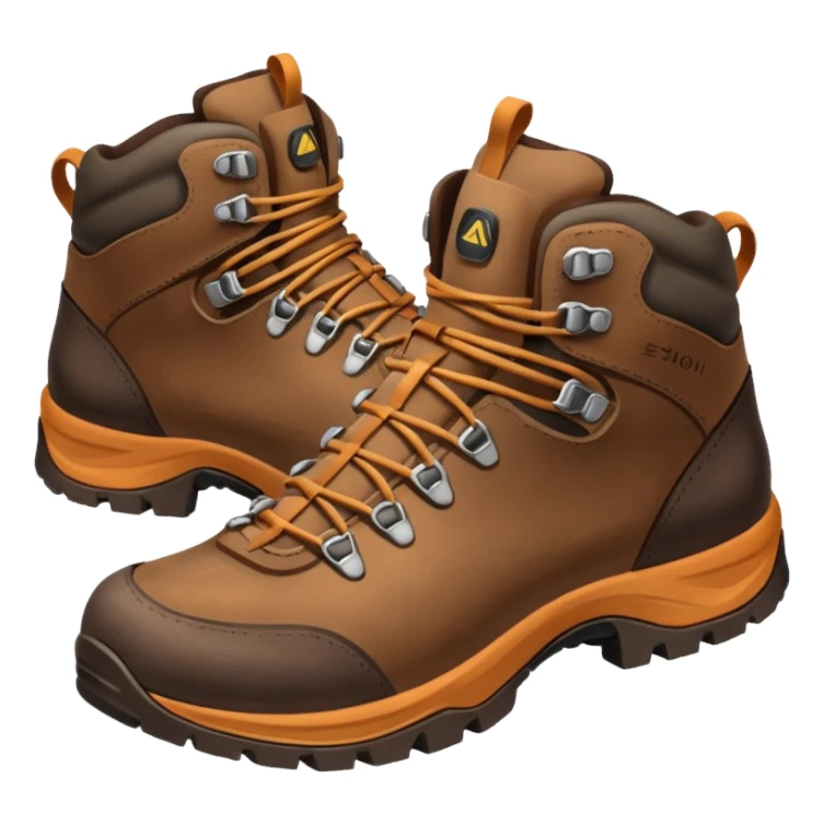 Mountain treaking shoes sticker