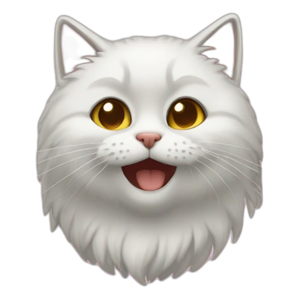 Cœur sur chat sticker
