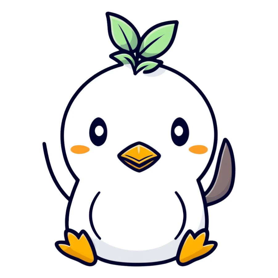 Pengui mandrake sticker