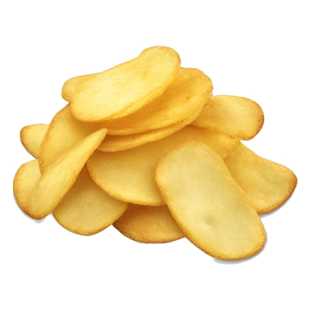 emoji for original flavour potato chips sticker