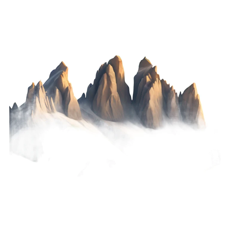 Dolomites peak sticker