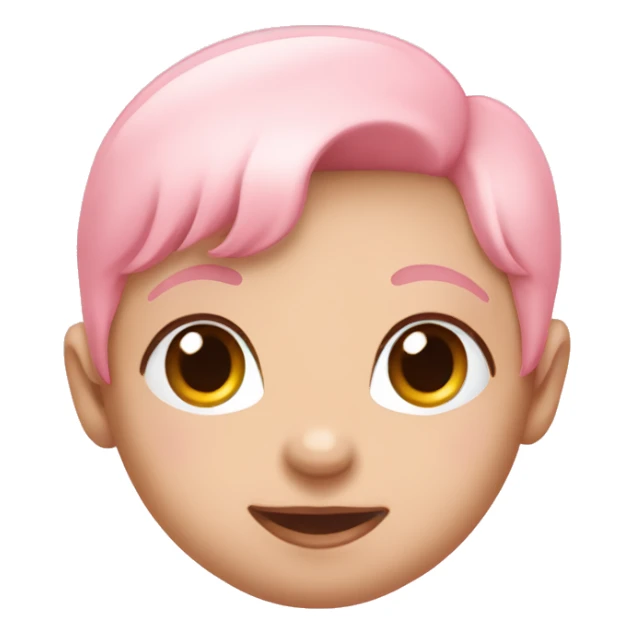 Baby pink hert sticker