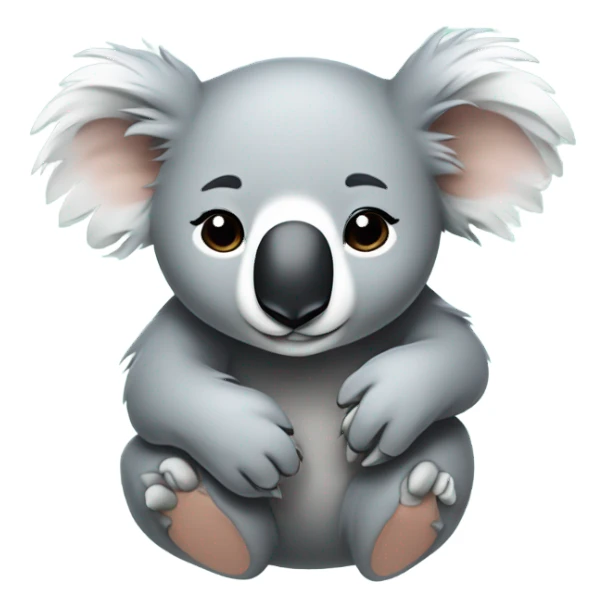 Zzz sleeping koala sticker