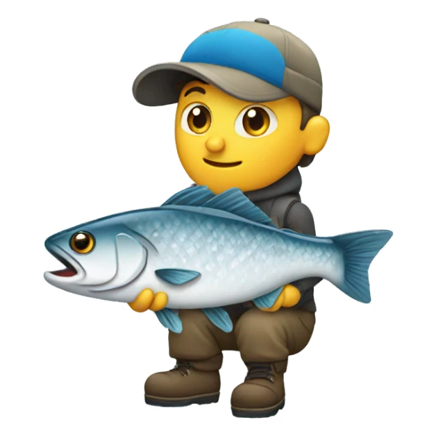 Ice fishing  sticker