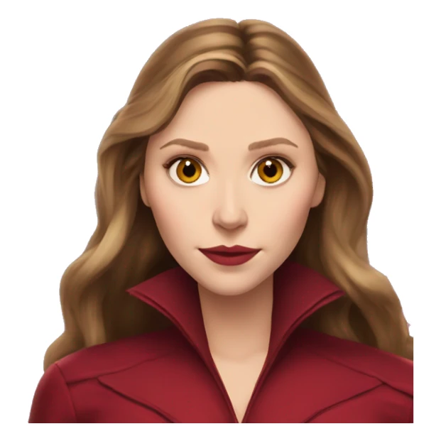 Elizabeth Olsen scarlet witch  sticker