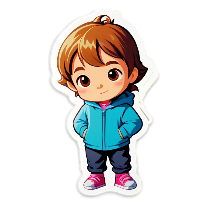 Little person sticker